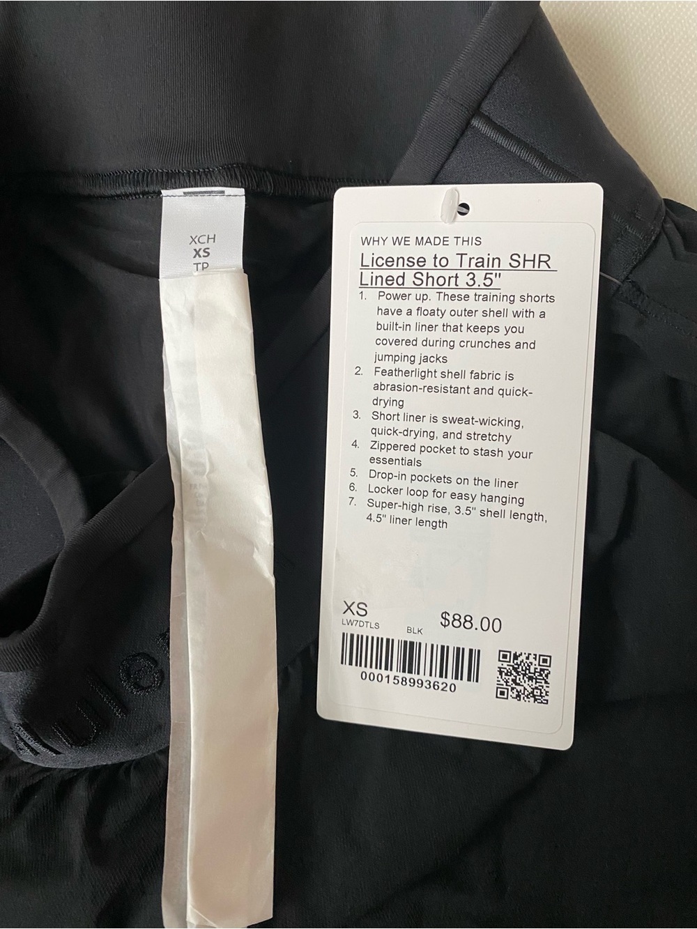 Lululemon License to Train Super-High-Rise Lined Short 3.5" - Picture 3 of 9